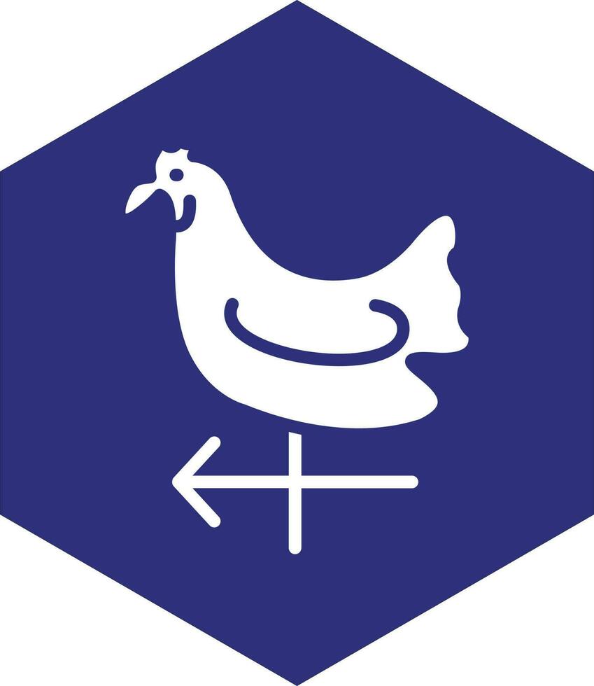 Weather Vane Vector Icon design
