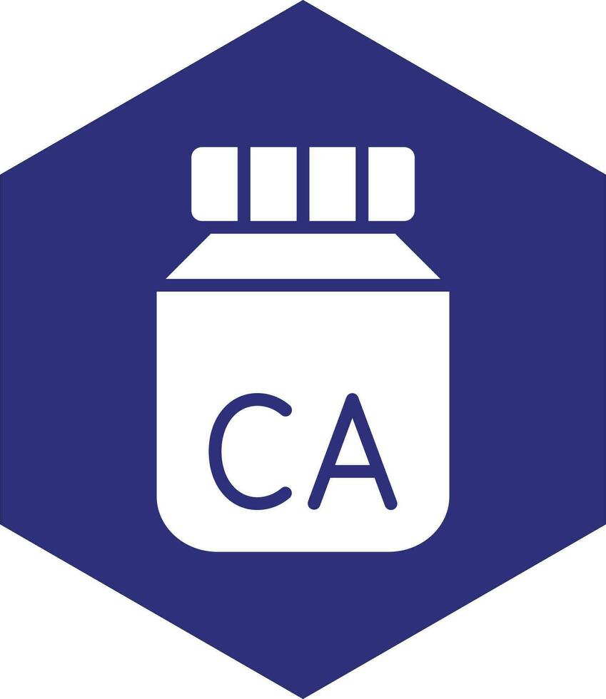 Calcium Vector Icon design