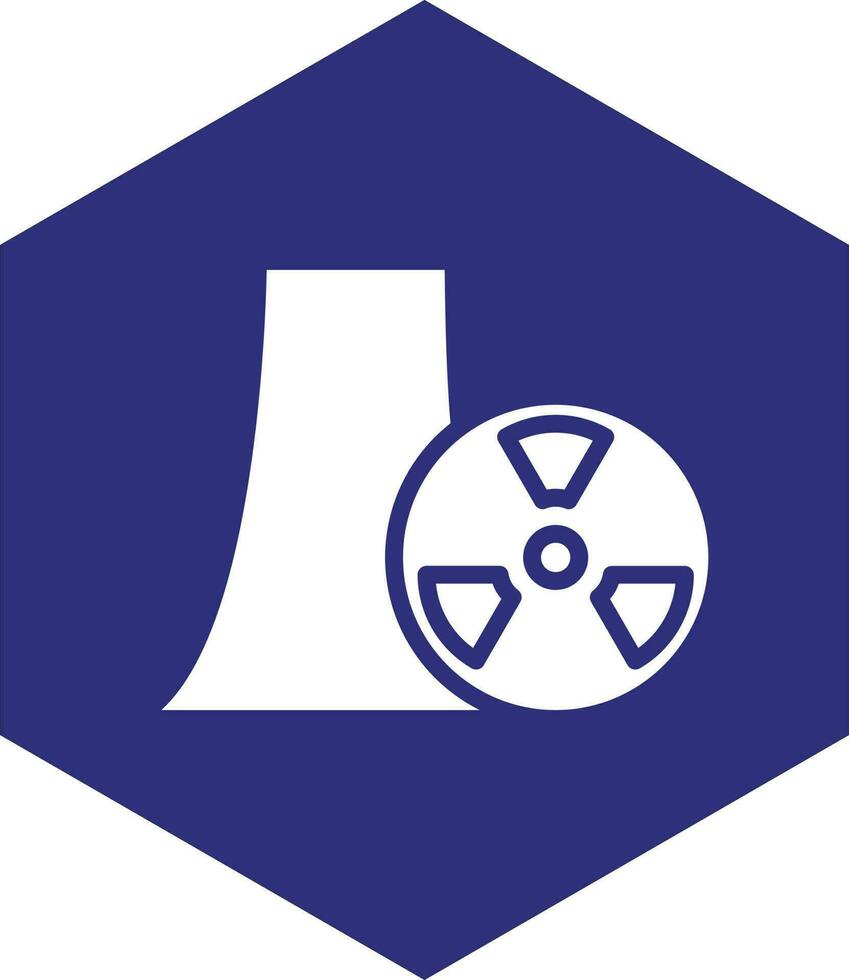 Nuclear Vector Icon design