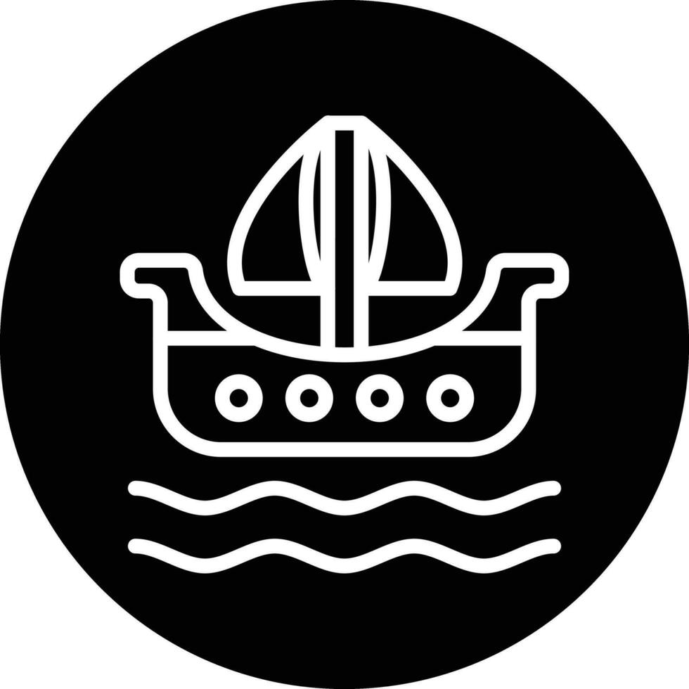 Yachting Vector Icon Design