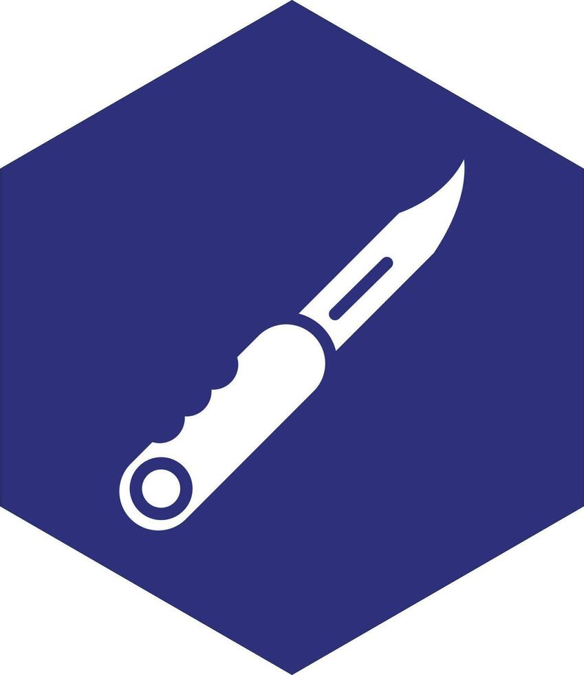 bolsillo cuchillo vector icono diseño