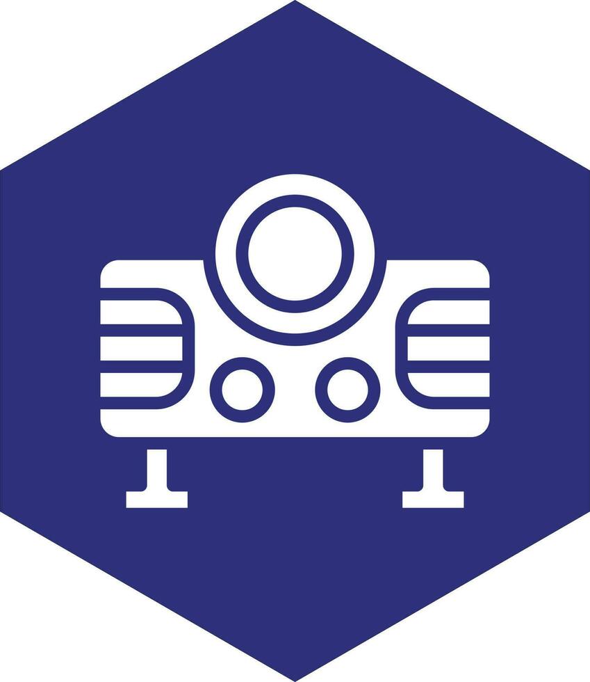 diseño de icono de vector de proyector de video