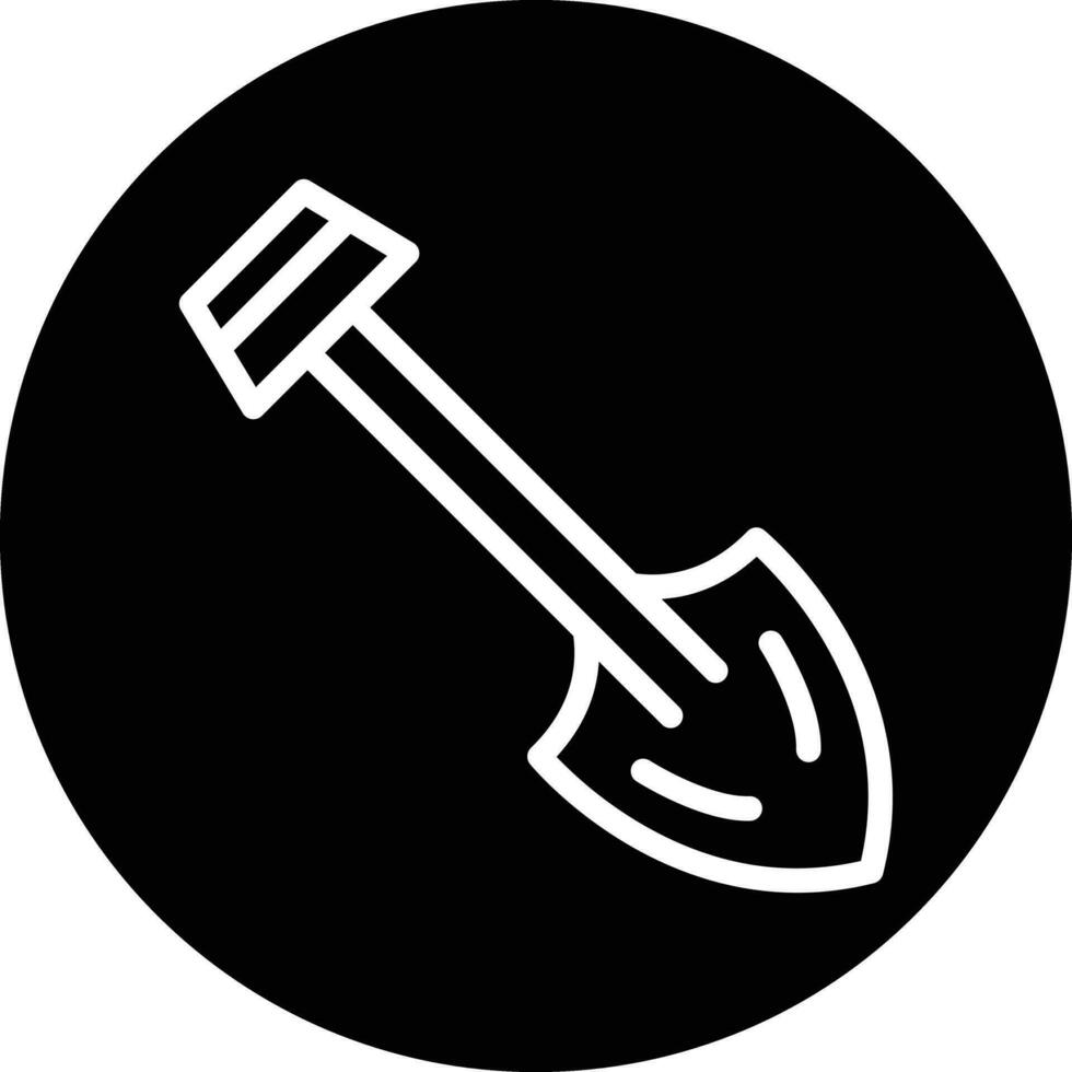 Shovel Vector Icon Design