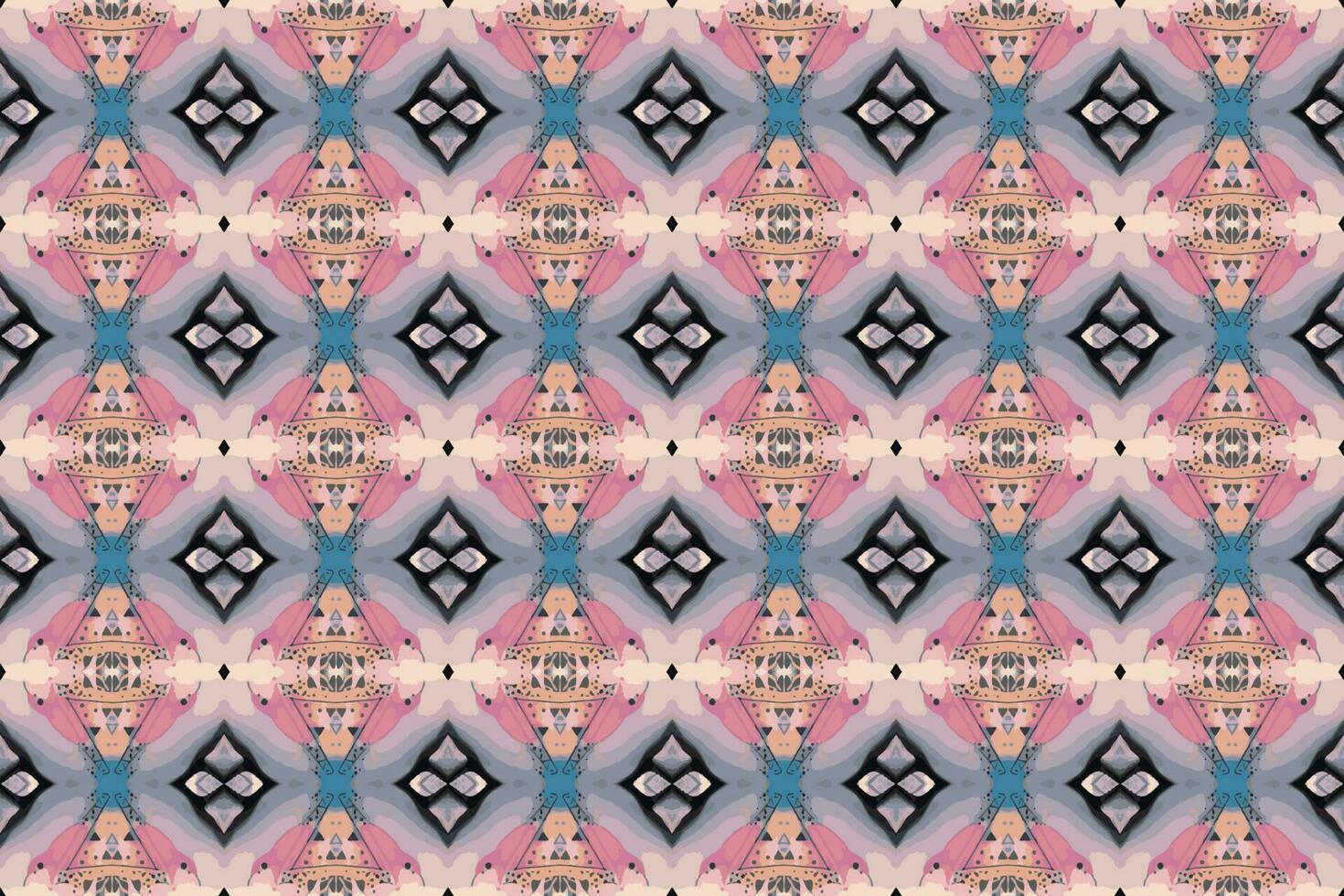 Seamless batik pattern,geometric tribal pattern,it resembles ethnic boho,aztec style,ikat style.luxury decorative fabric pattern for famous banners.designed for use fabric,curtain,carpet,Batik vector