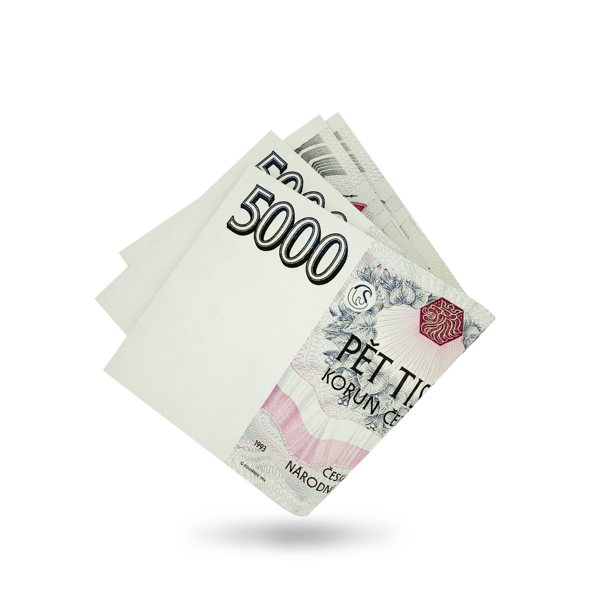 3d Rendering Of Folded Czech Koruna Notes Isolated On Transparent 3d-rendering-of-folded-czech-koruna-notes-isolated-on-transparent