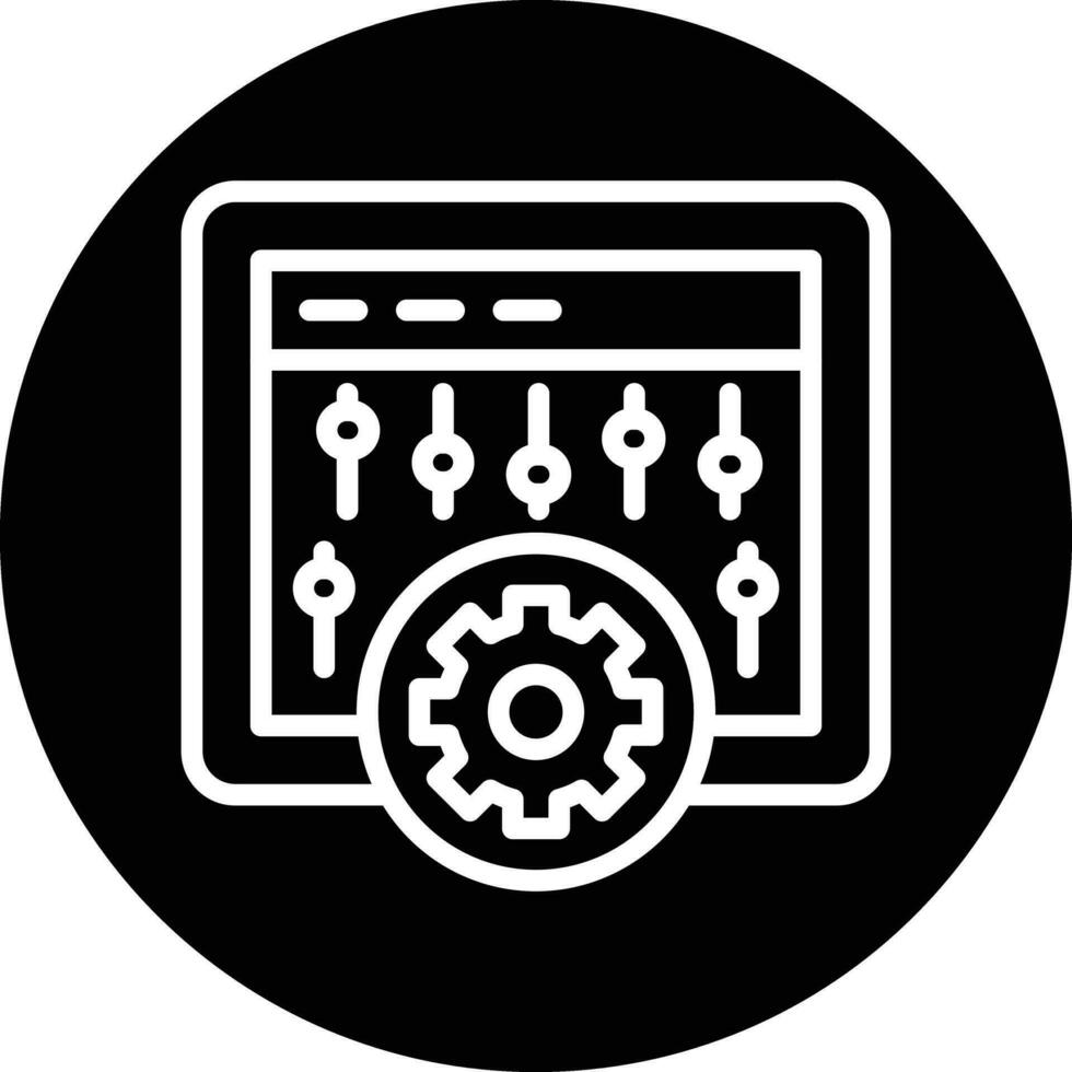 diseño de icono de vector de mantenimiento web