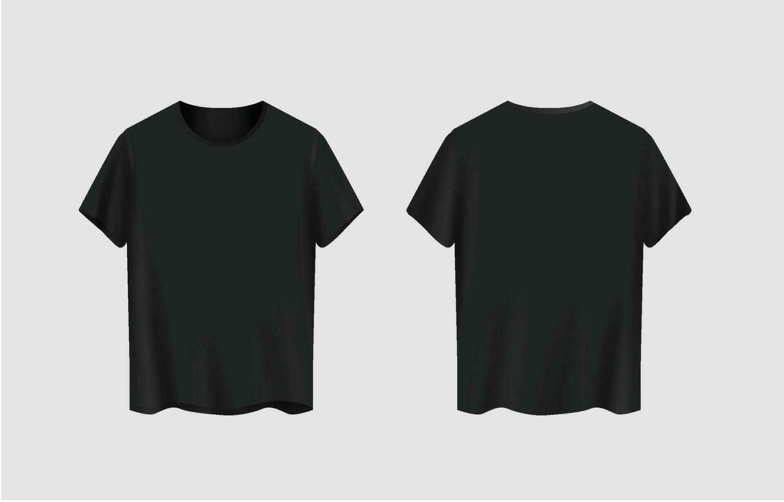 3d Black T-Shirt Template 23325648 Vector Art at Vecteezy