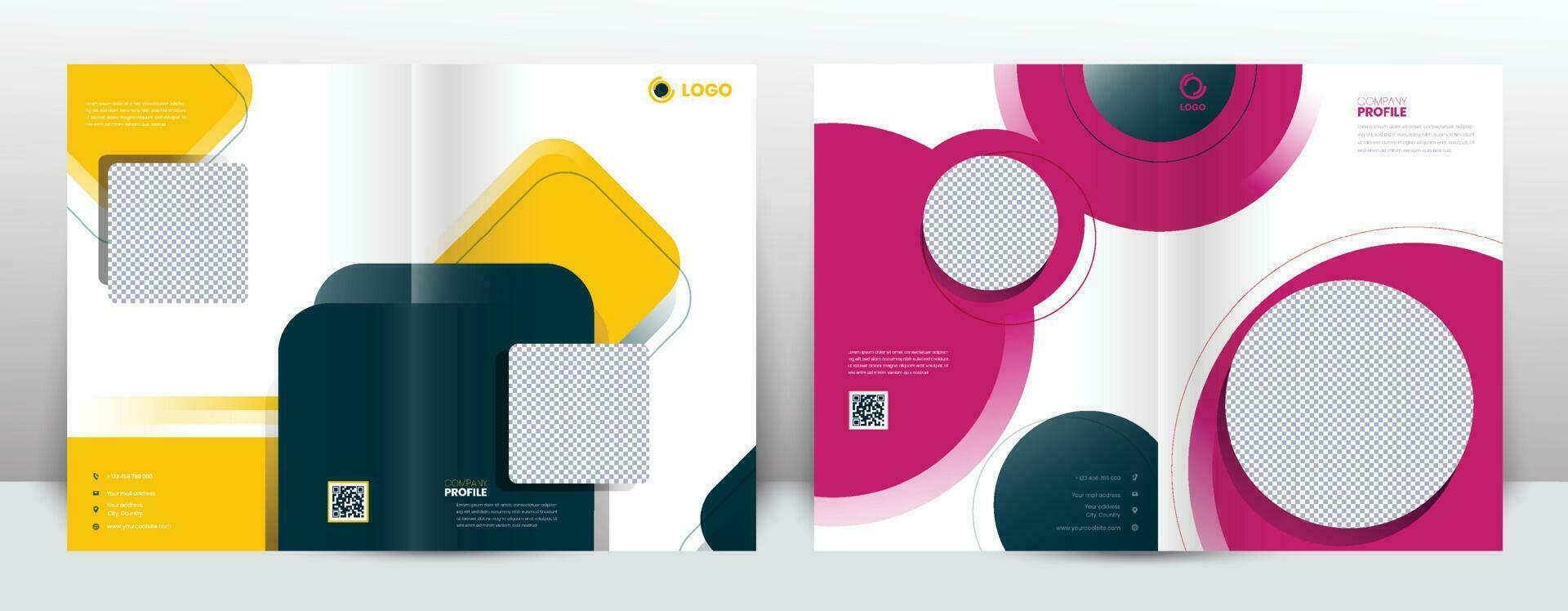 Company Profile Design Template vector