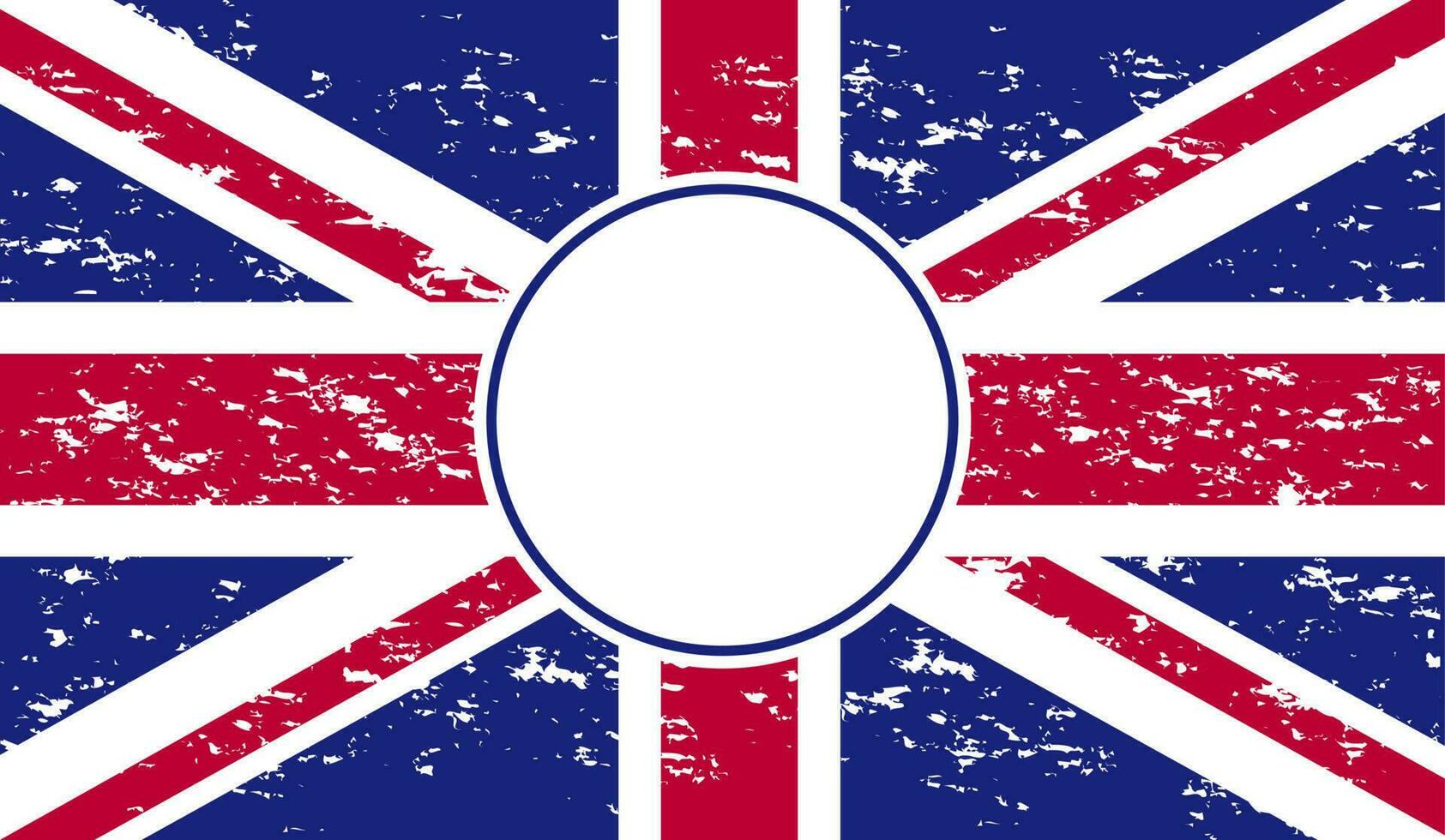Grunge UK flag.Vector British flag. UK flag in grungy style.Vector Union Jack grunge flag with copy space for your design vector
