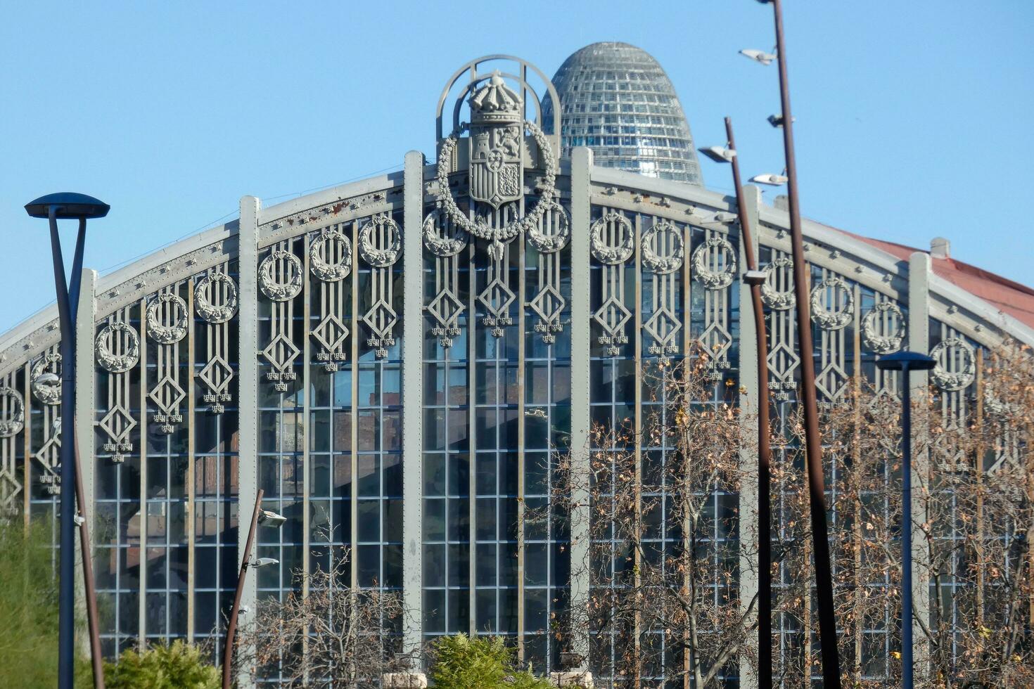 modernista edificios en el ciudad de Barcelona foto