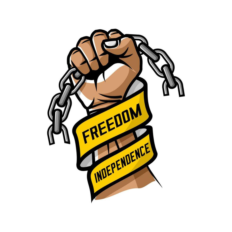 INDEPENDENCE HAND VECTOR