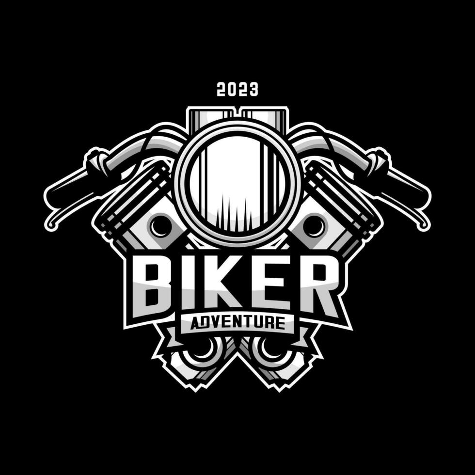 BIKER MOTORCYCLE VECTOR