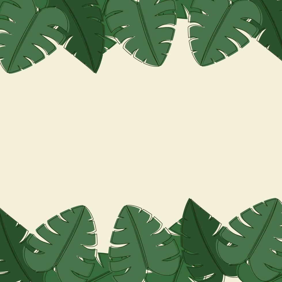 background with illustration of leaves vector