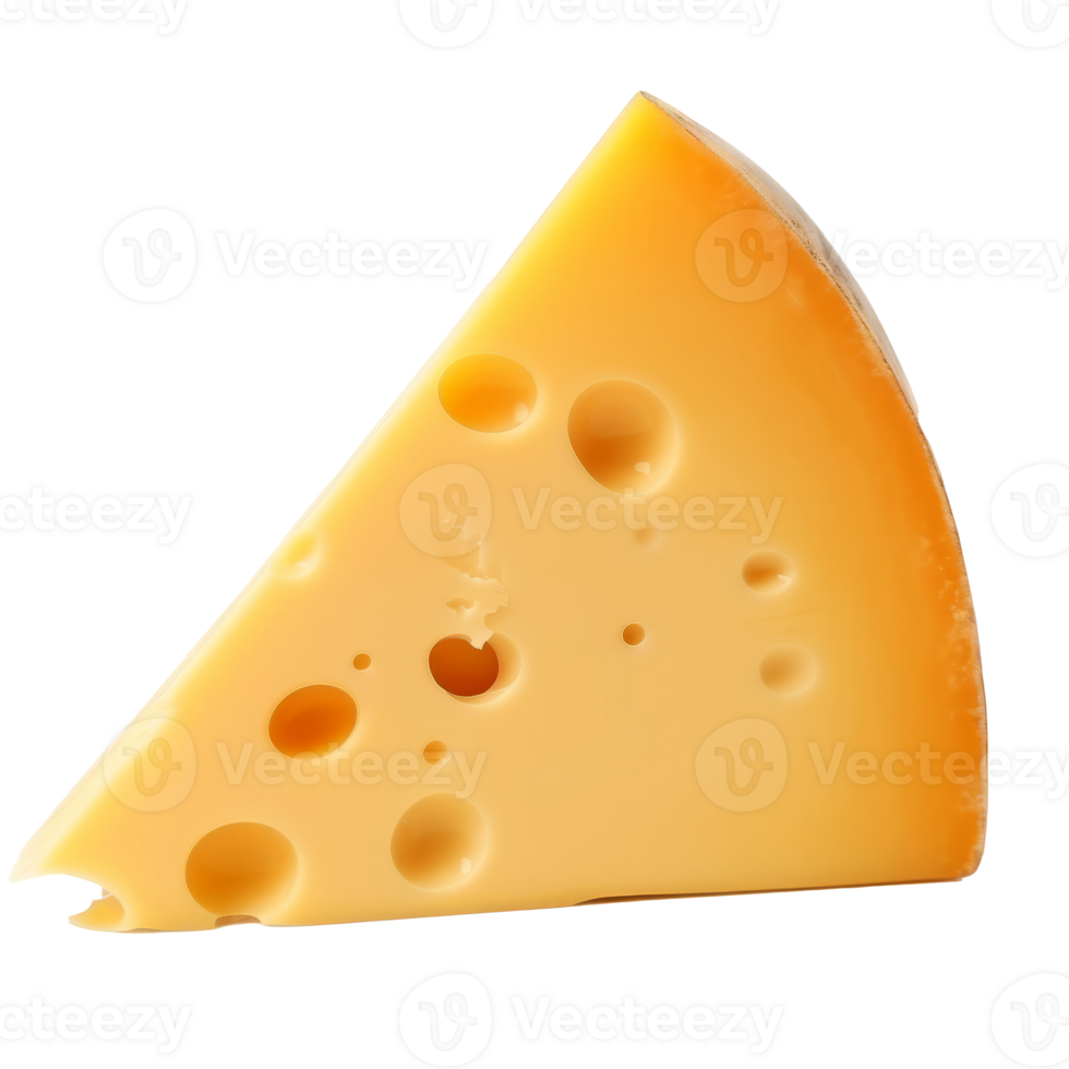 Piece of cheese isolated. png