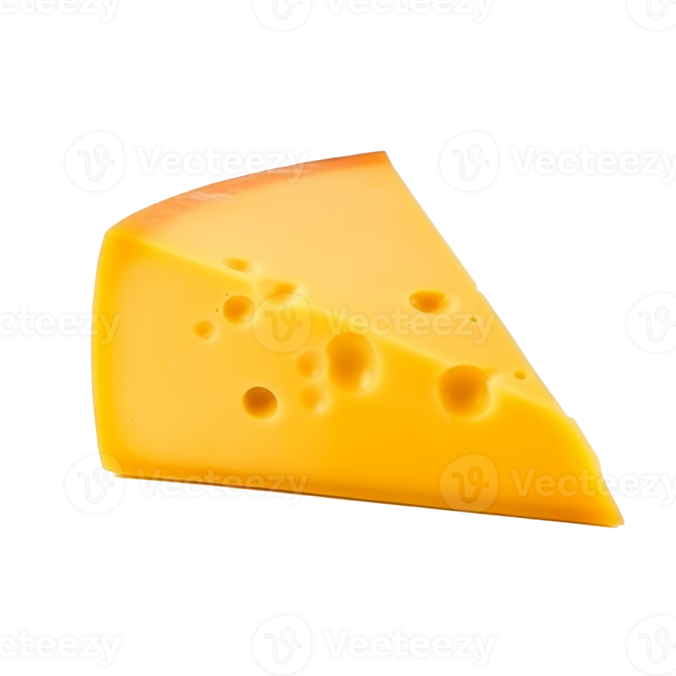 pièce de fromage isolé. png