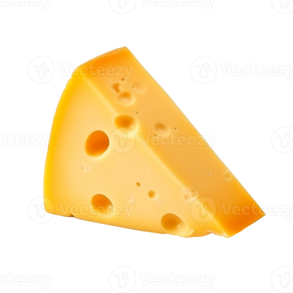 Piece of cheese isolated. png