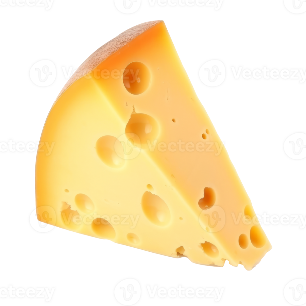 Piece of cheese isolated. png