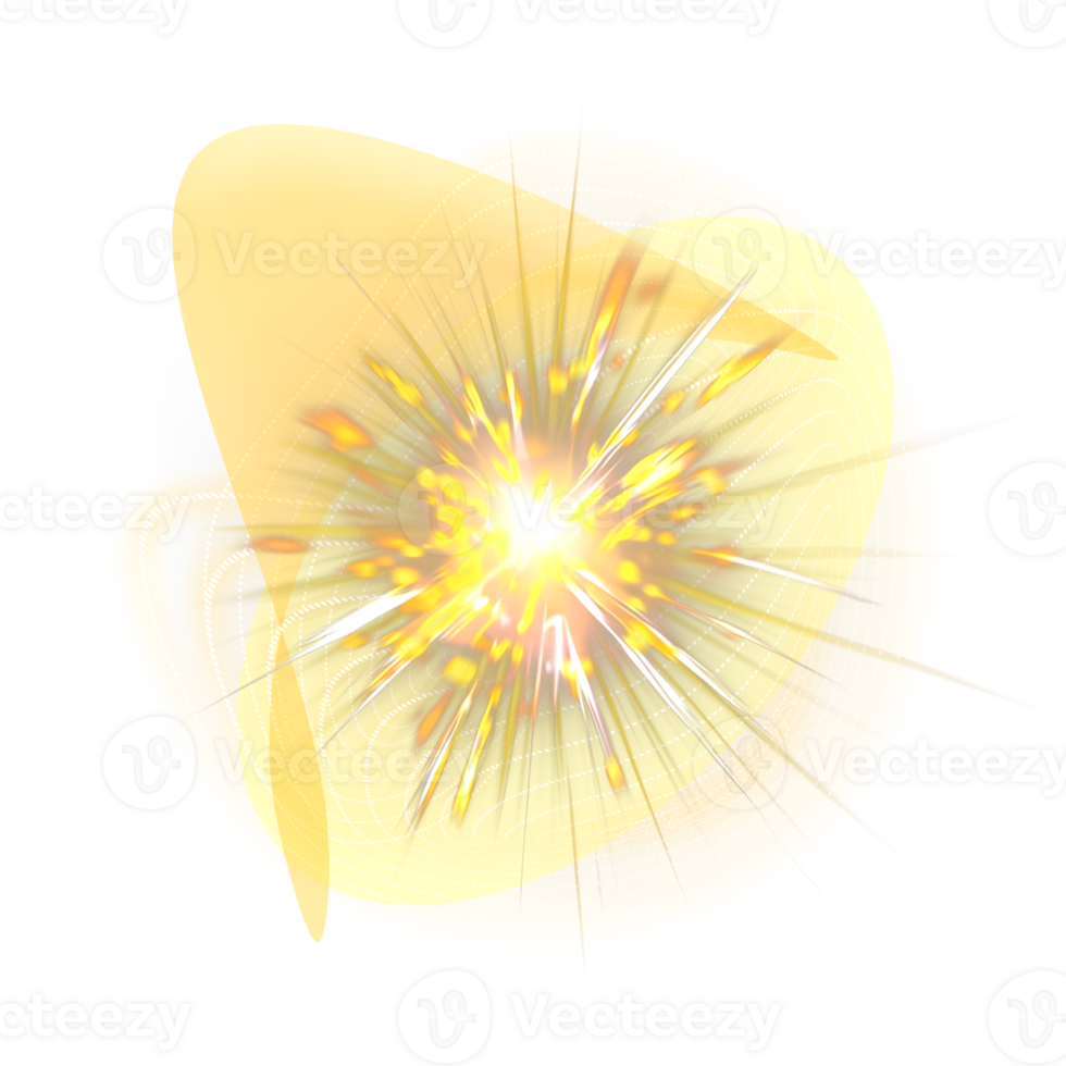 licht effect met glimmend lijnen png