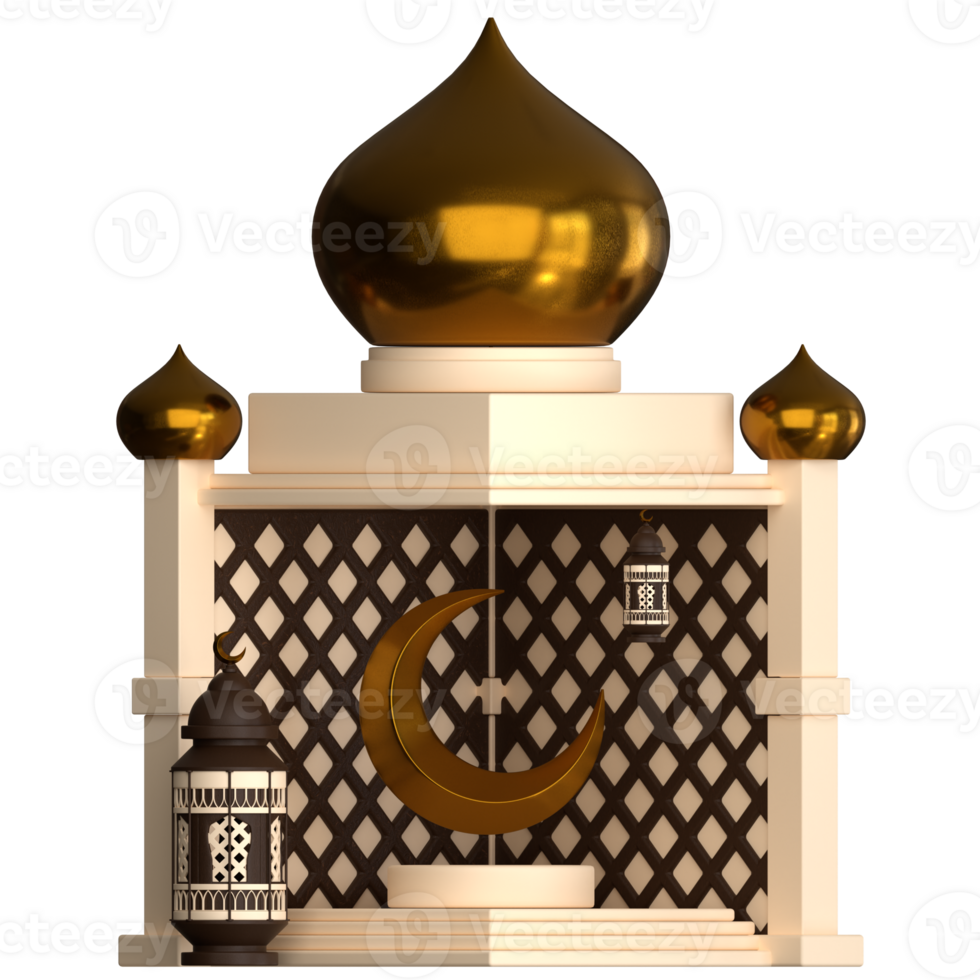 Moschee 3d machen png