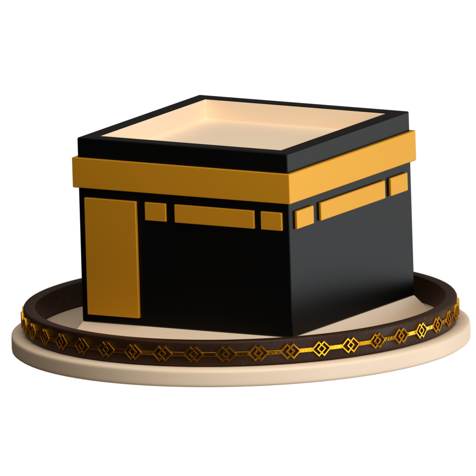 Kaabah 3D render png