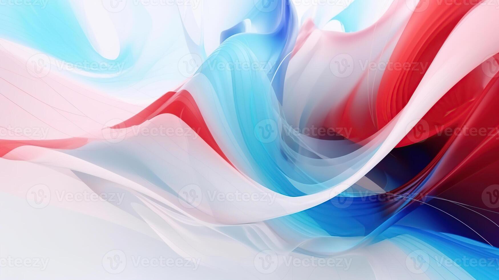 Abstract background blue red white, photo