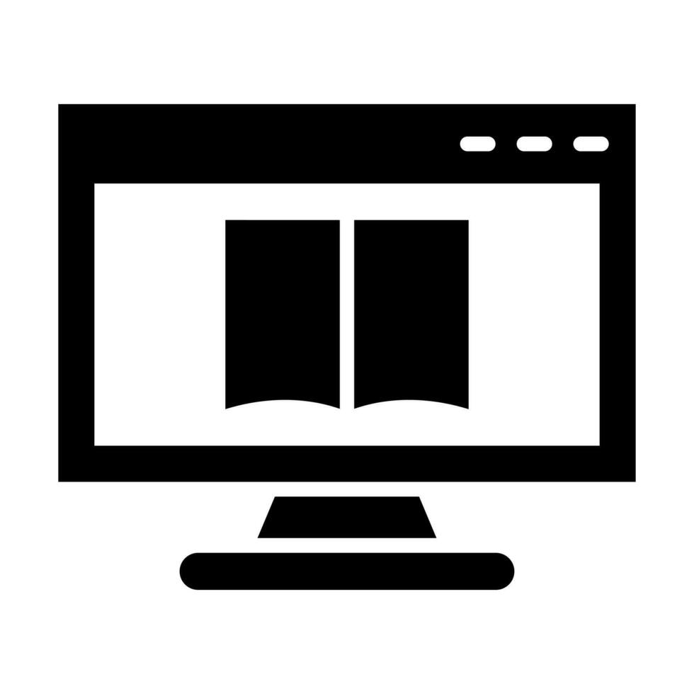 Ebook Icon Design vector