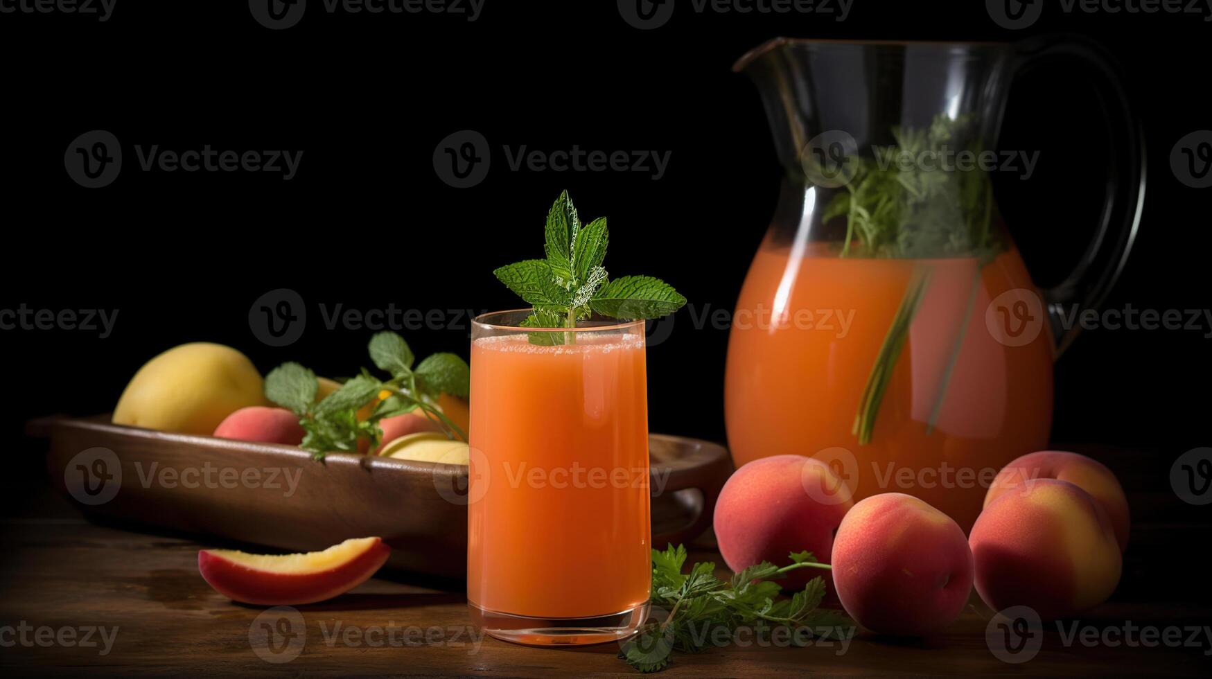 Peach Carrot Lemonade is the perfect end of summer drink. photo