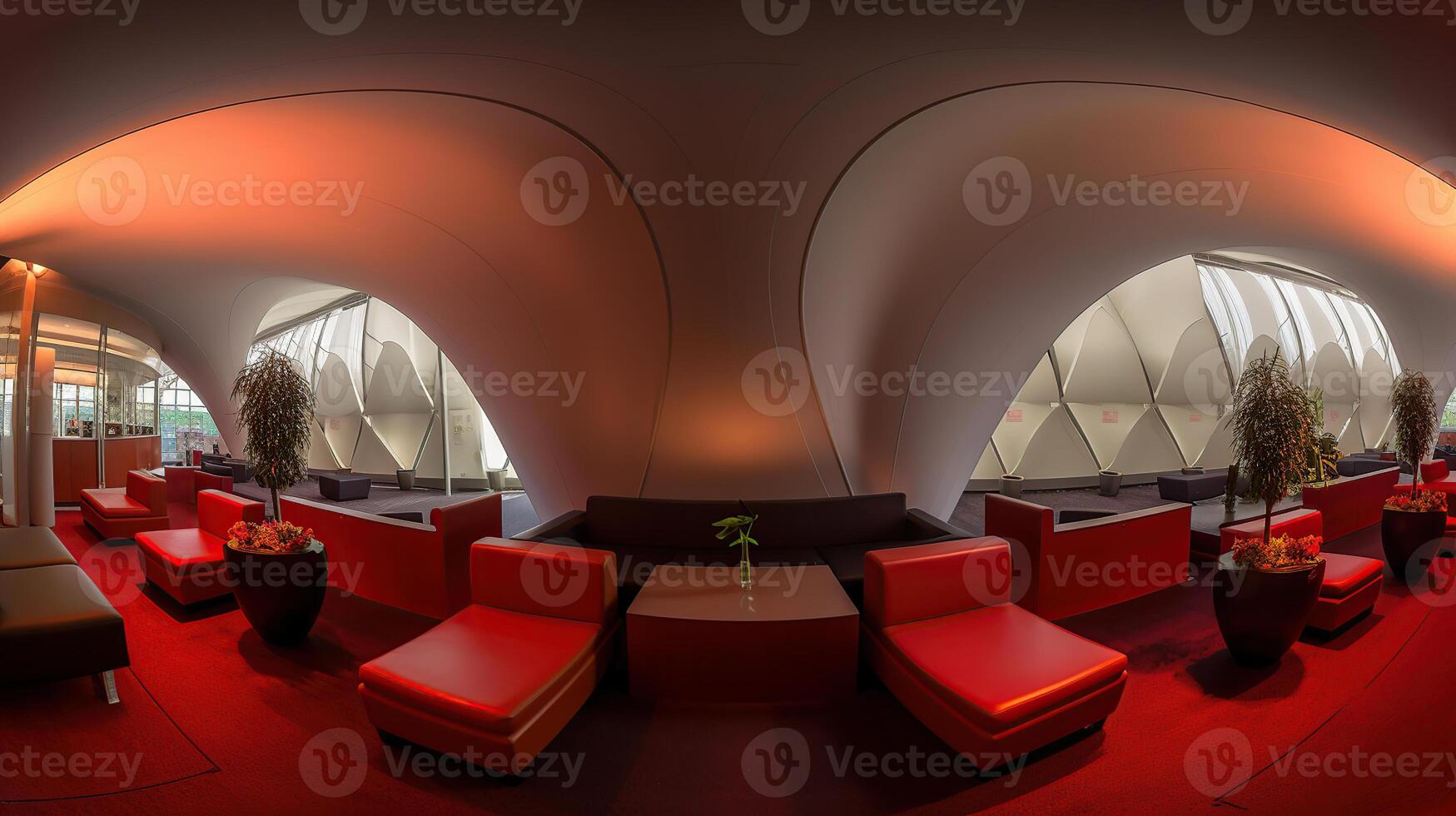 Airport lounge VIP area, comfortable and relaxing, photo