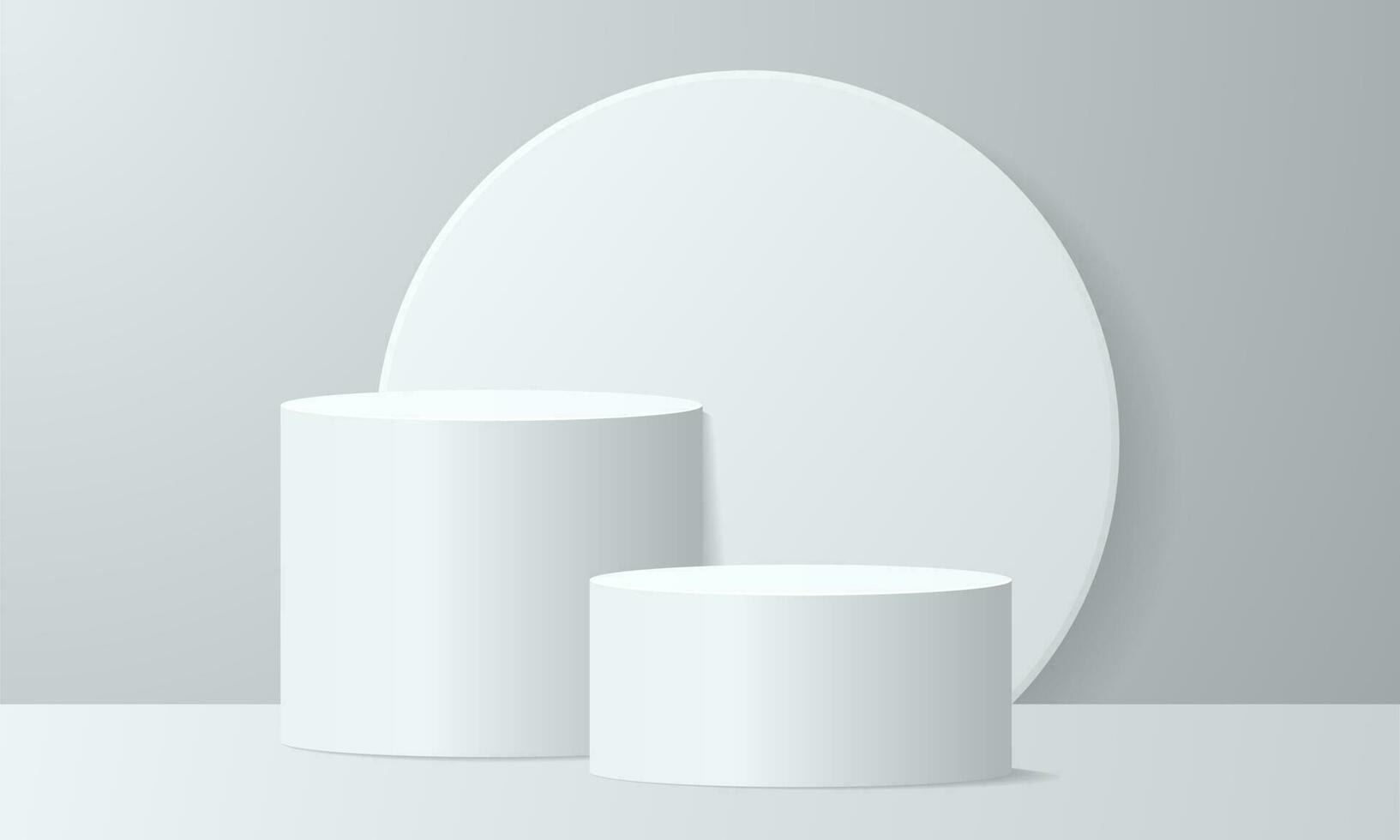 3d background products display podium. background vector 3d rendering with podium. stand to show cosmetic product on podium 3d. Stage showcase on pedestal display beige background studio