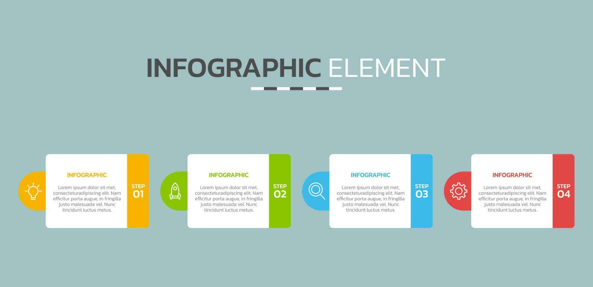 Creative infographic design template vector