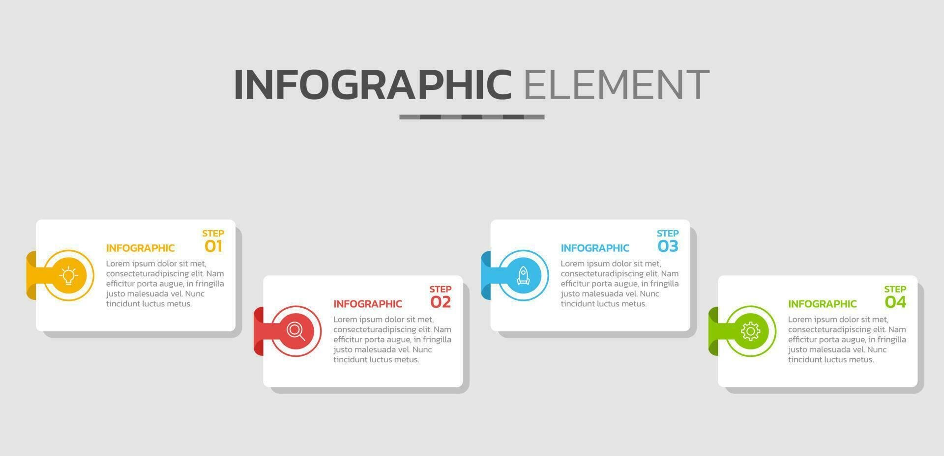 Creative infographic design template vector