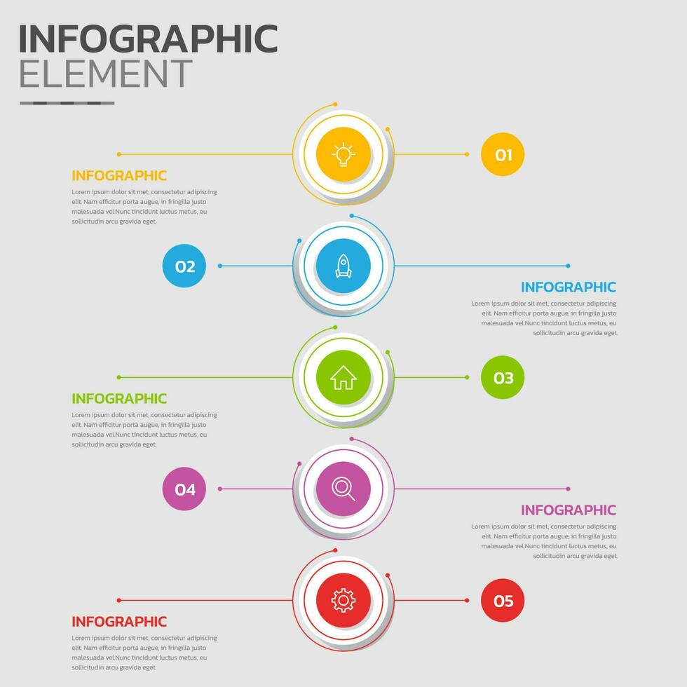 Creative infographic design template vector