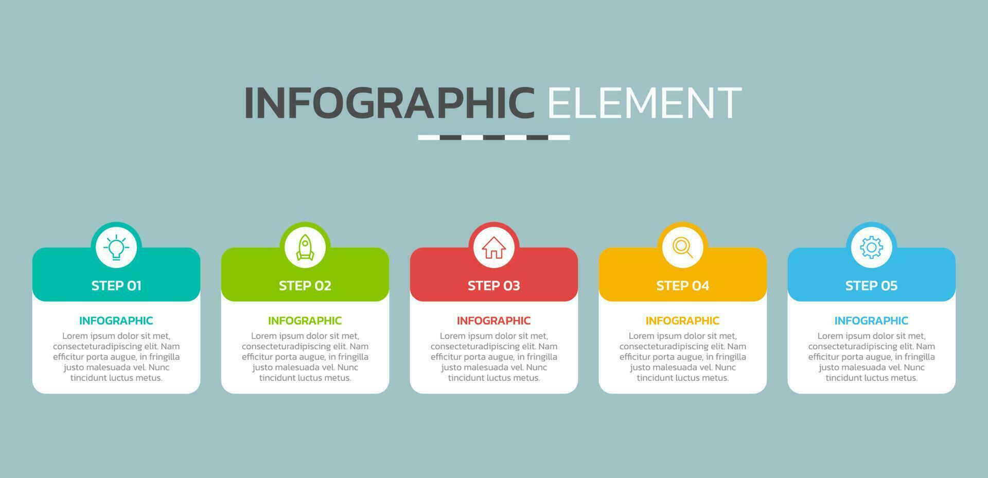 creativo infografía diseño modelo vector