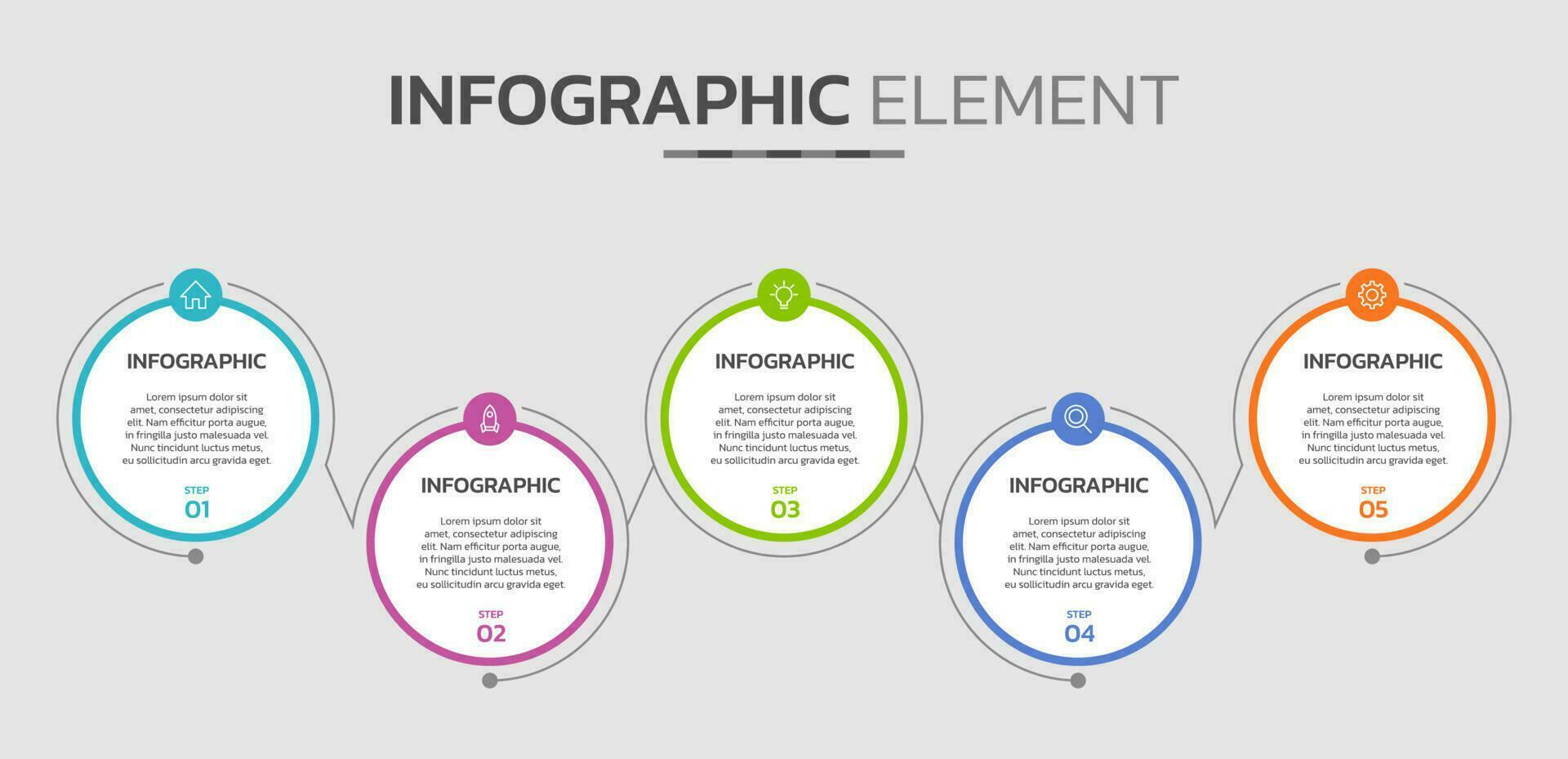 Creative infographic design template vector