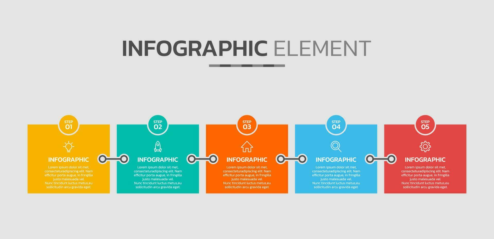 creativo infografía diseño modelo vector