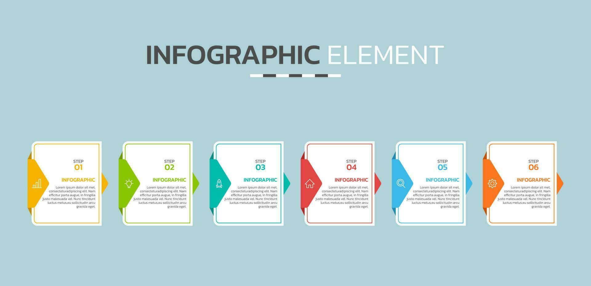 creativo infografía diseño modelo vector