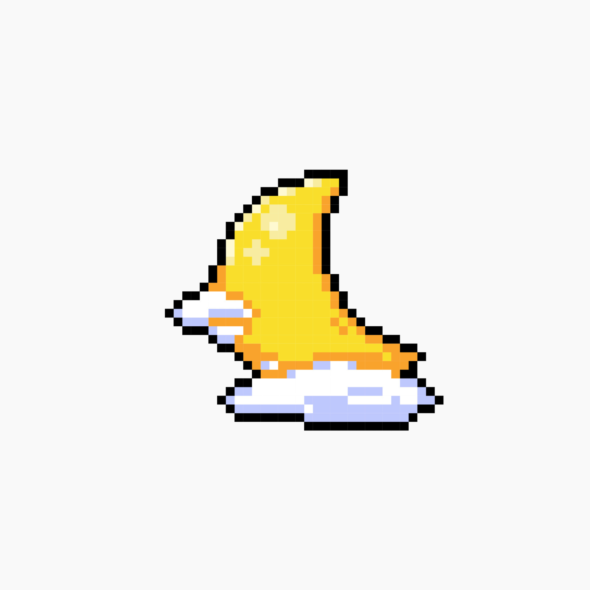 crescent moon with cloud in pixel art style 23330825 Vector Art at Vecteezy