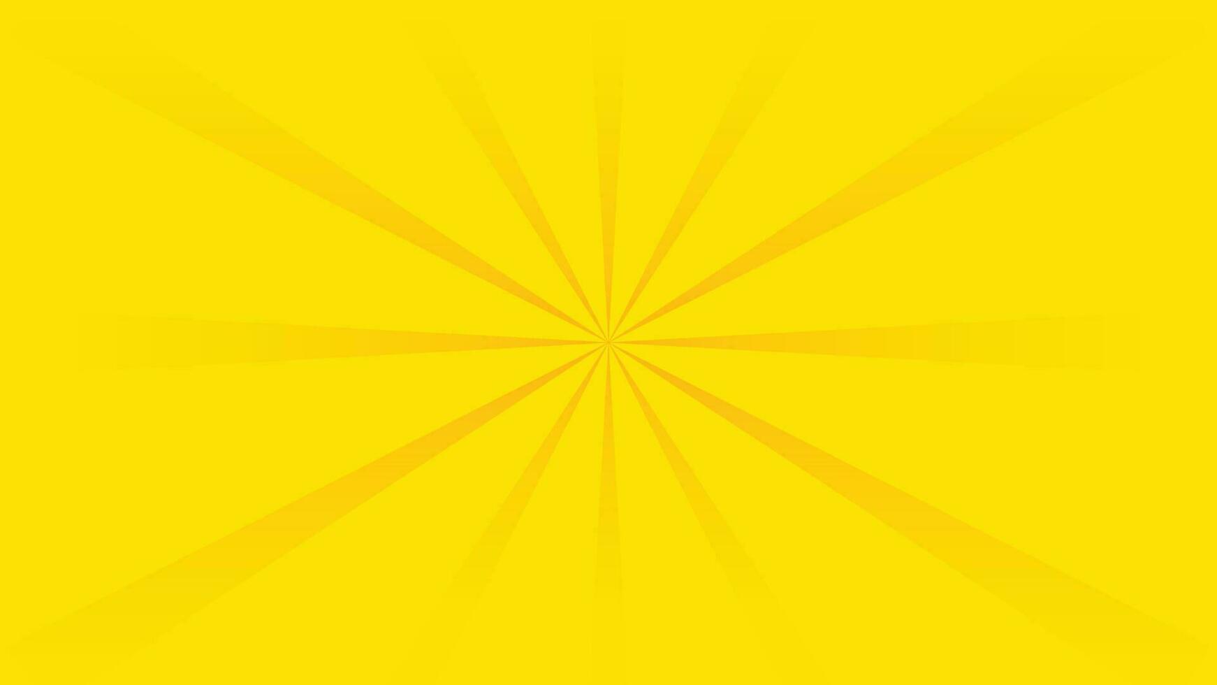 Comic zoom out yellow vector background
