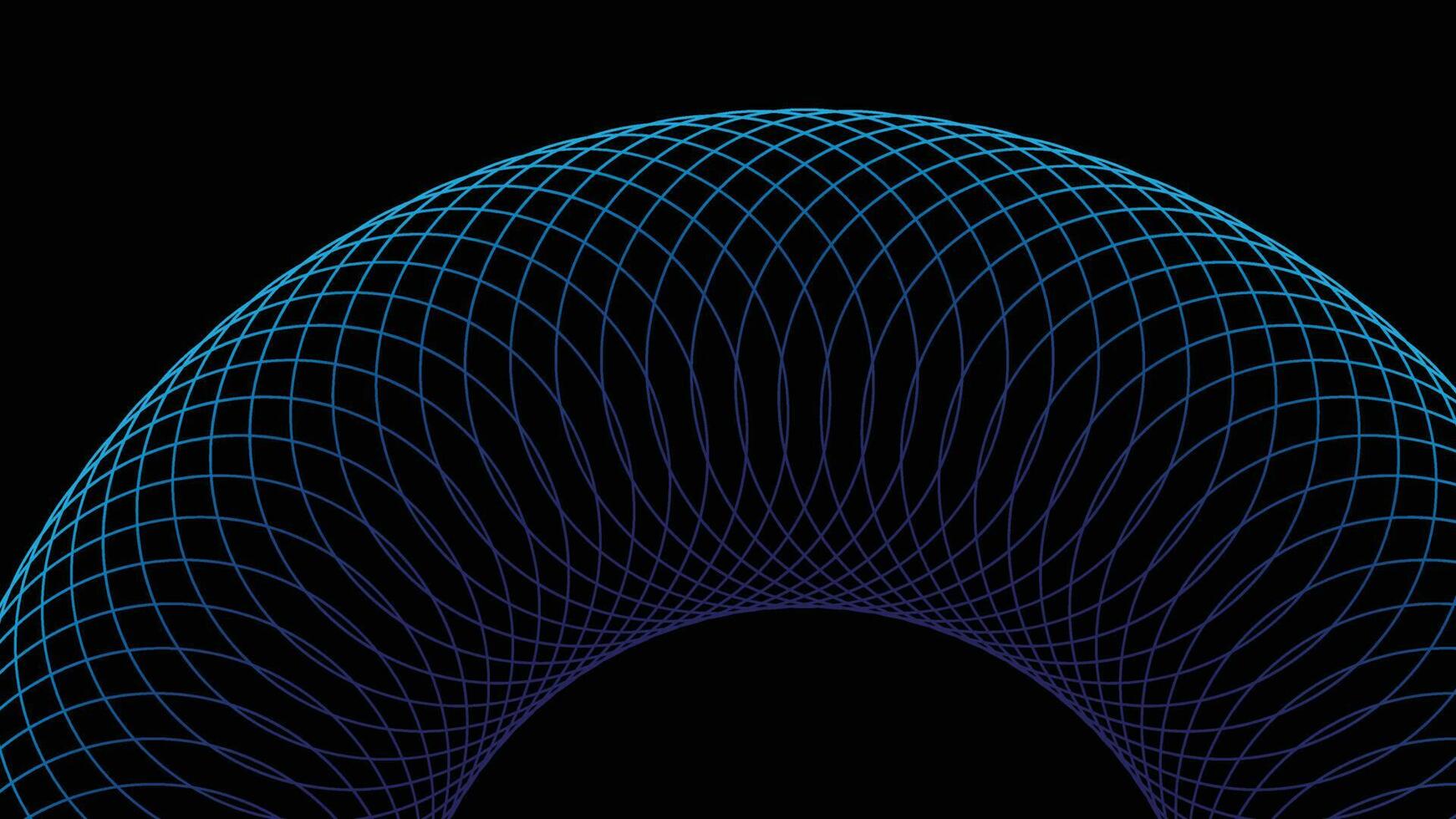 abstract blue spiral lines vector background