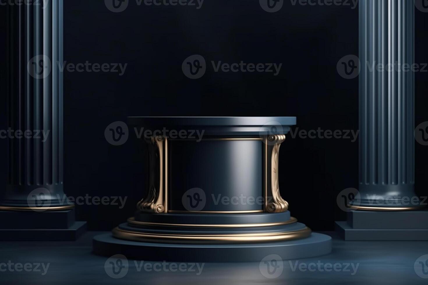 The scene with the podium, Stage Podium Scene , luxury podium for product presentation, photo
