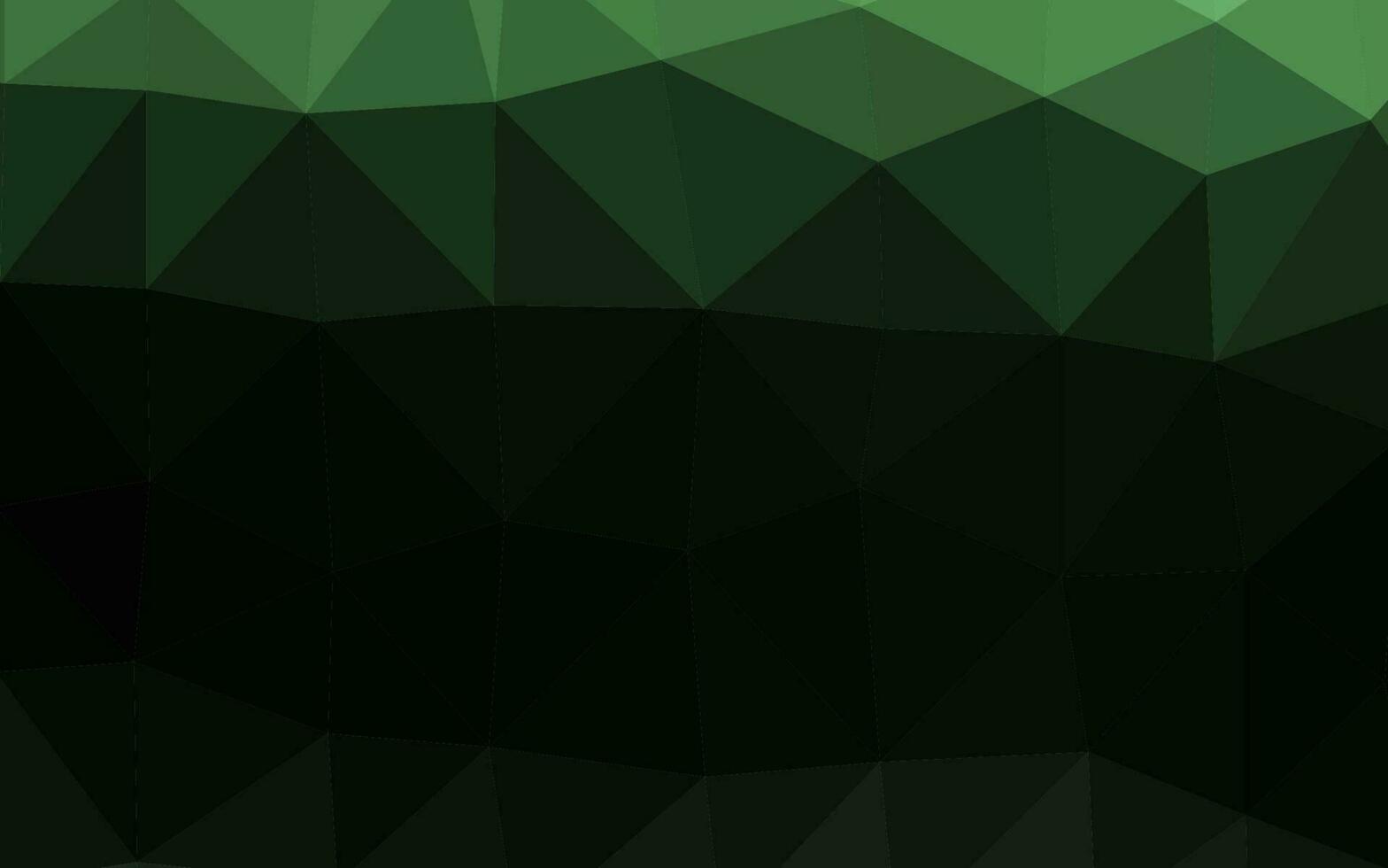 Dark Green vector triangle mosaic template.