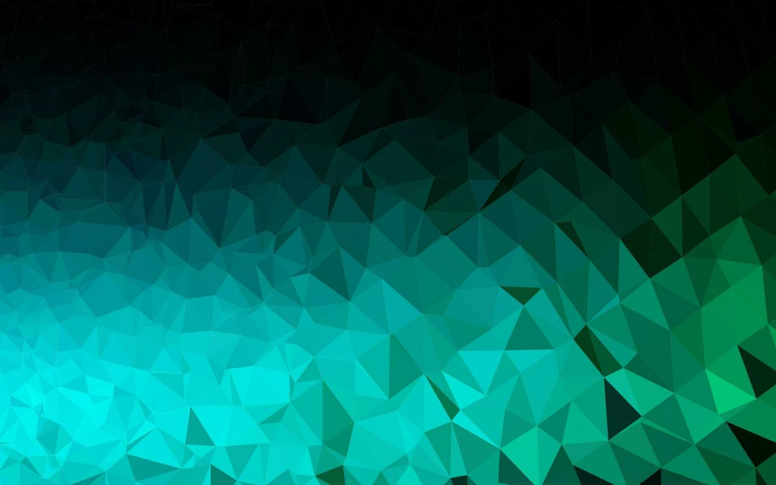 Dark Blue, Green vector polygon abstract background.