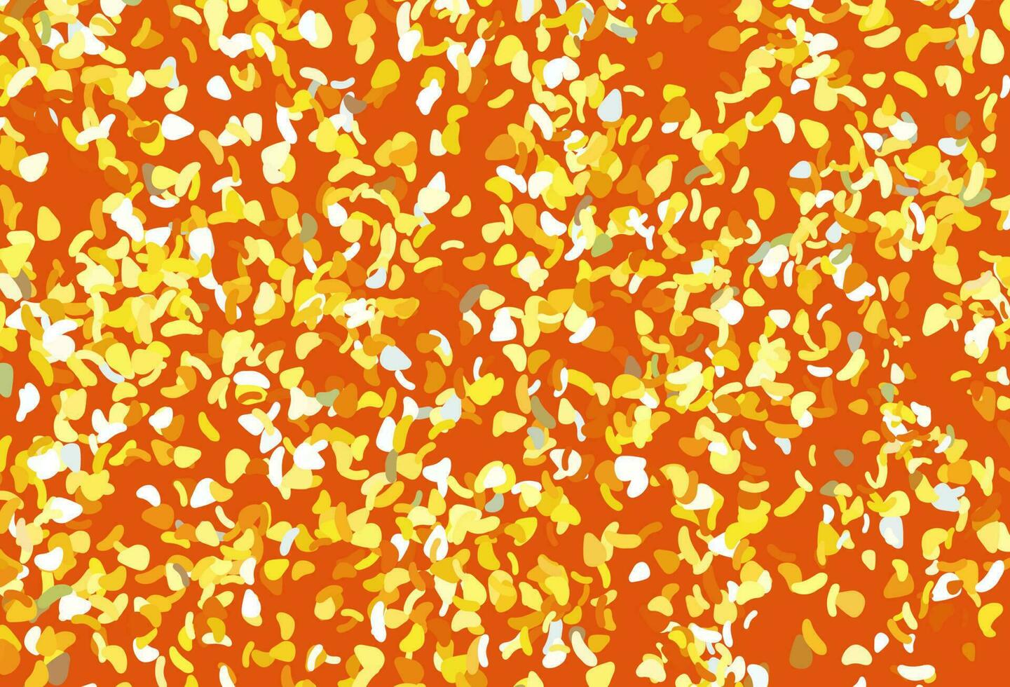 Light orange vector pattern with chaotic shapes.