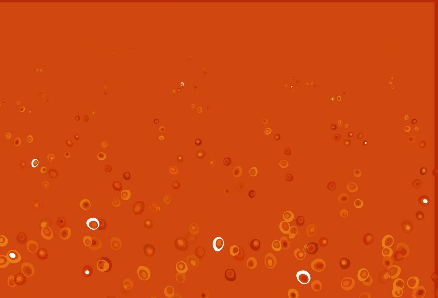 Light Orange vector cover with spots.