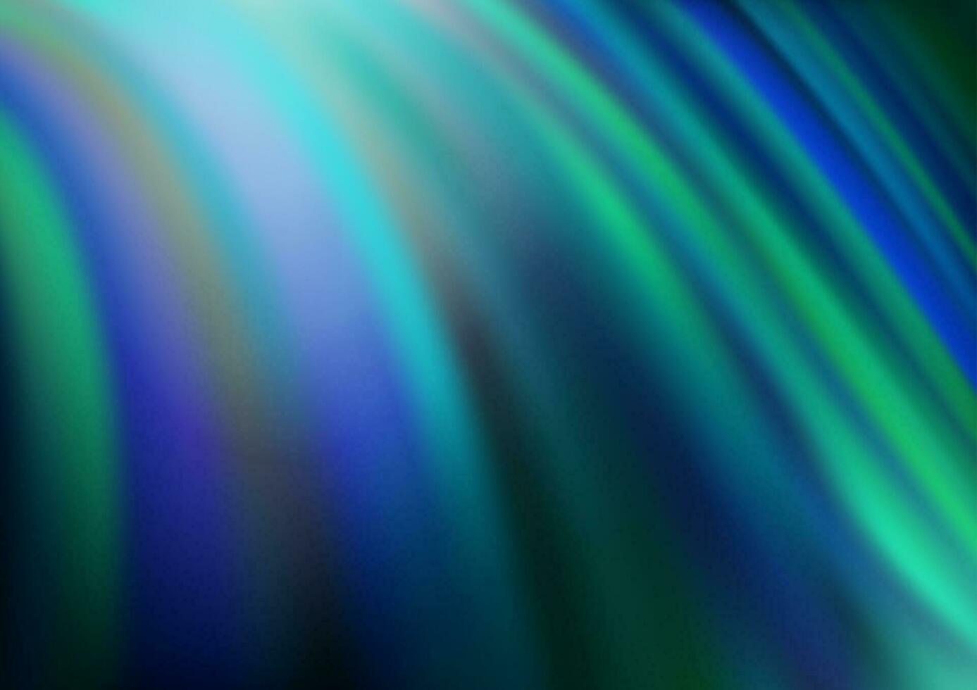 Dark Blue, Green vector pattern with lines, ovals.