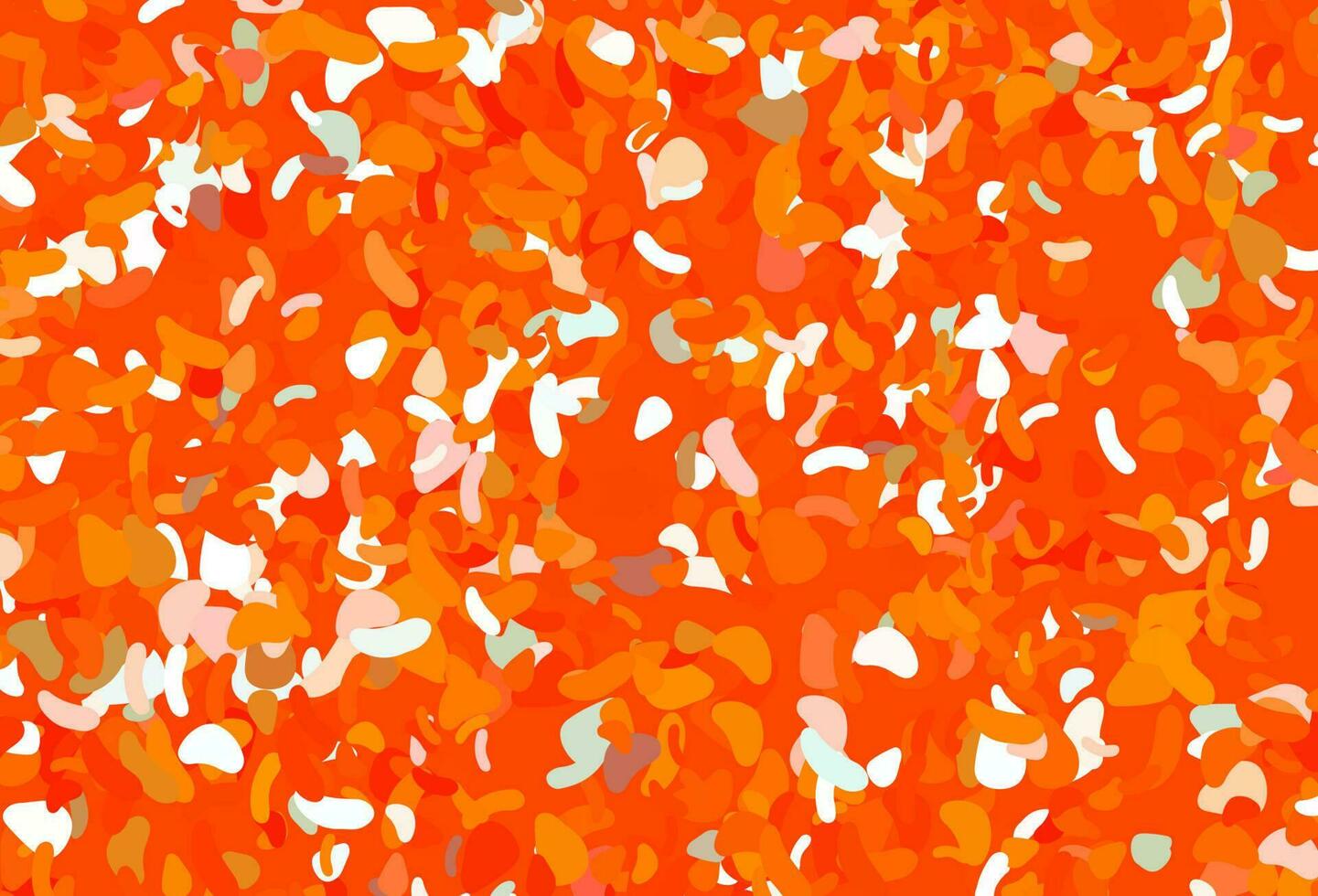 Light Orange vector template with memphis shapes.