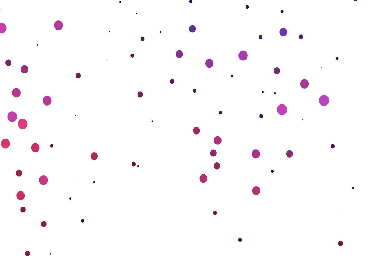 Light Pink vector pattern with spheres.