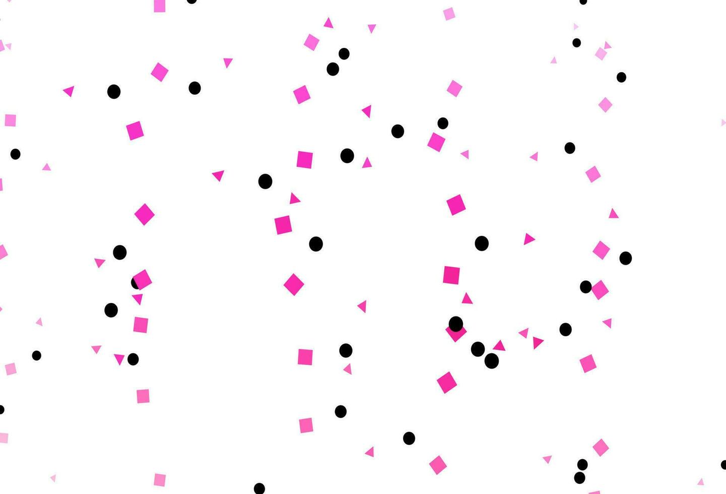 Light Pink vector cover in polygonal style with circles.