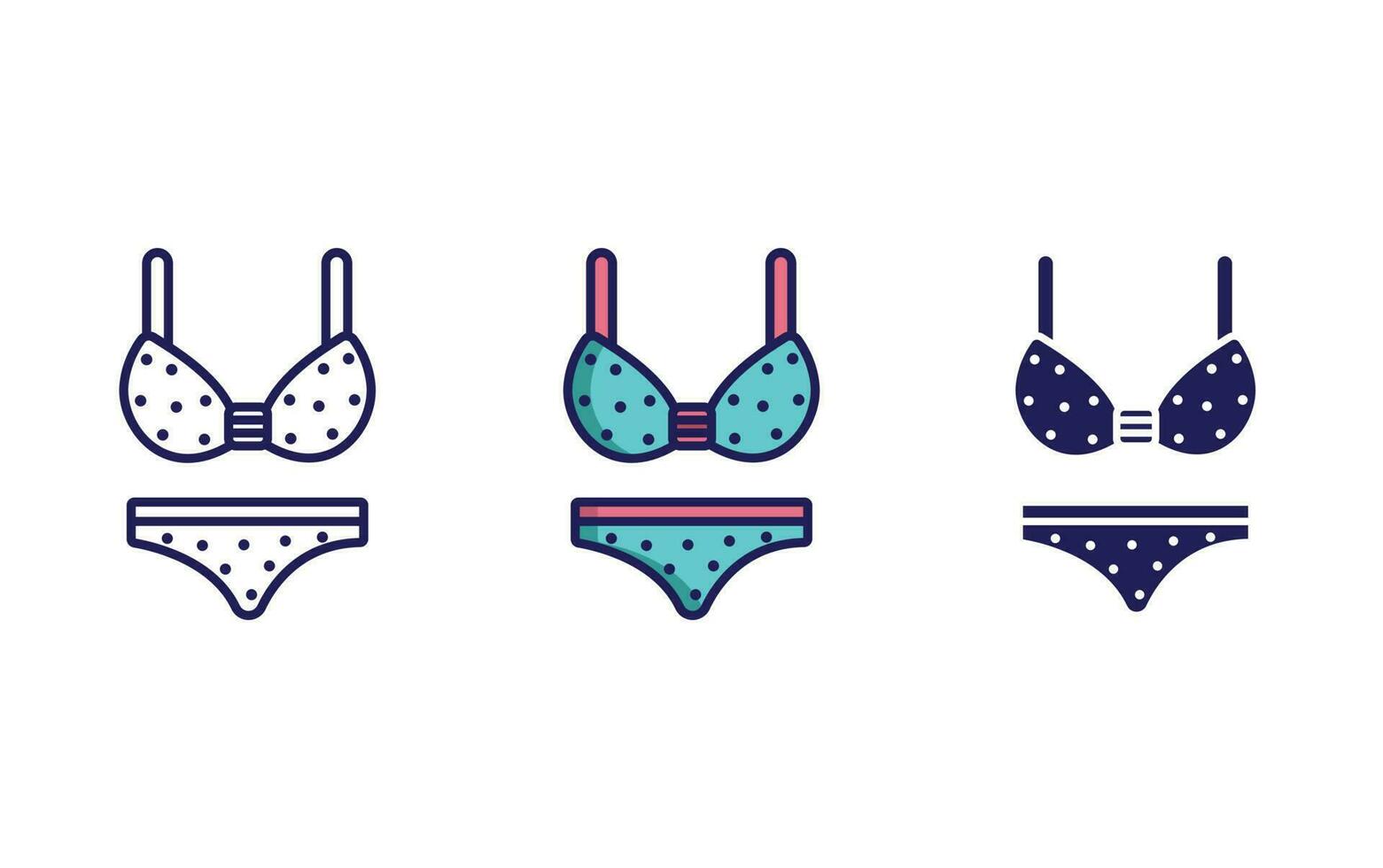 Bikini vector icon