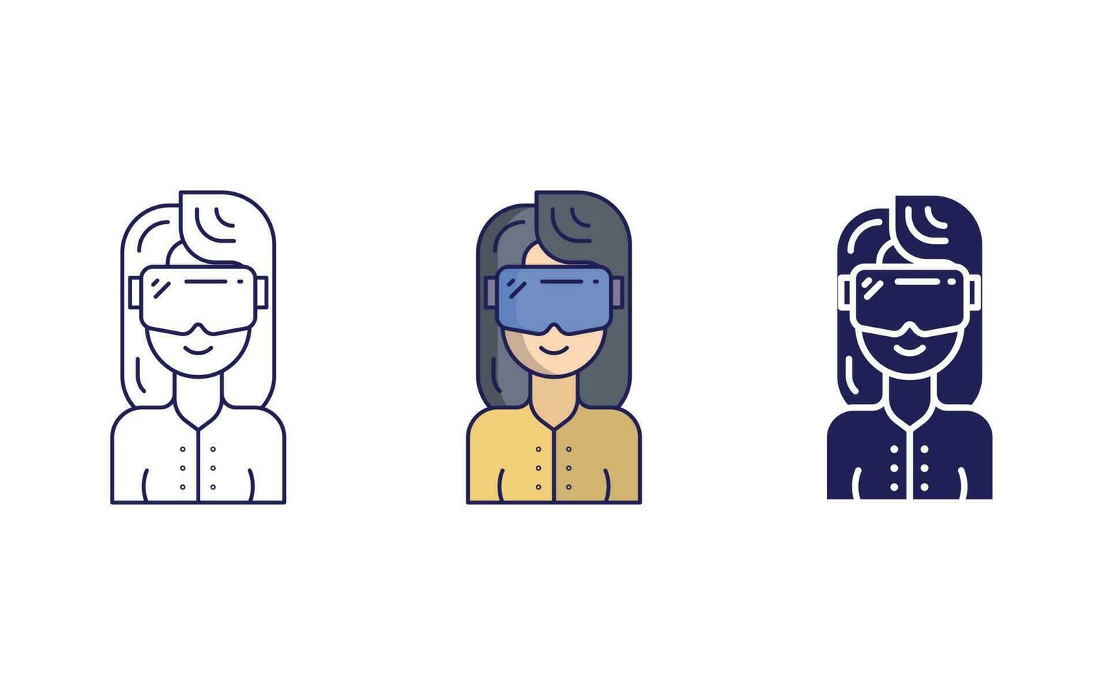 Gadget Woman vector icon